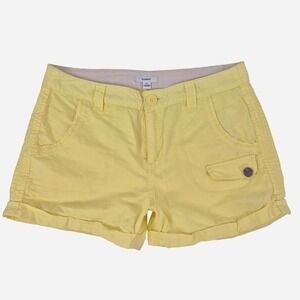 Bossini micro mini 3" low Rise Yellow Shorts